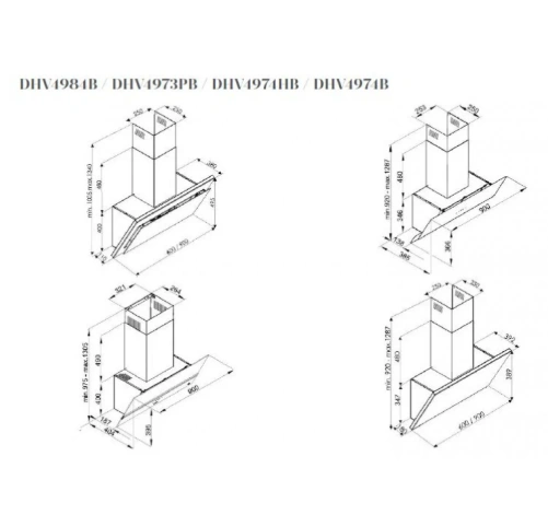 Витяжка похила De Dietrich DHV4984B original2 Витяжка похила De Dietrich DHV4984B original2