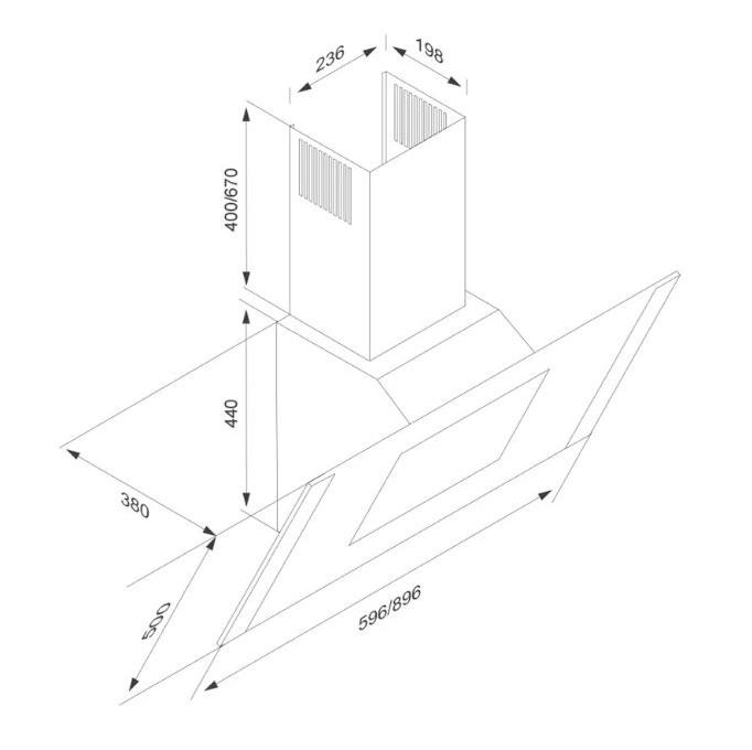 Вытяжка KERNAU KCH 2191 W original2 Вытяжка KERNAU KCH 2191 W original2