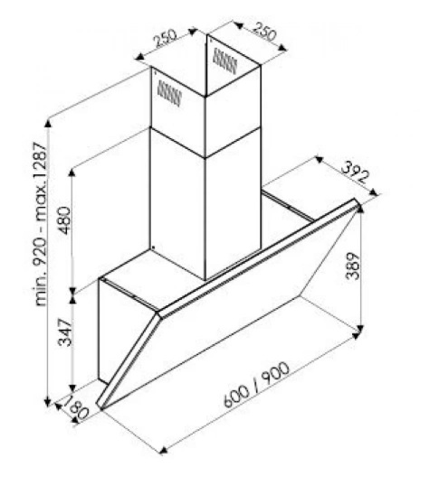 Витяжка похила De Dietrich DHV4684B original3 Витяжка похила De Dietrich DHV4684B original3