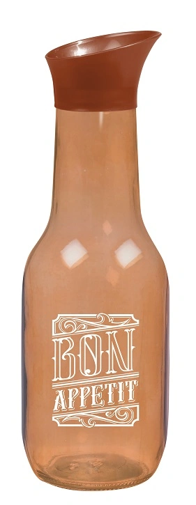 Пляшка для води HEREVIN Gold Rose 1 л, стекло (111653-145) Пляшка для води HEREVIN Gold Rose 1 л, стекло (111653-145)