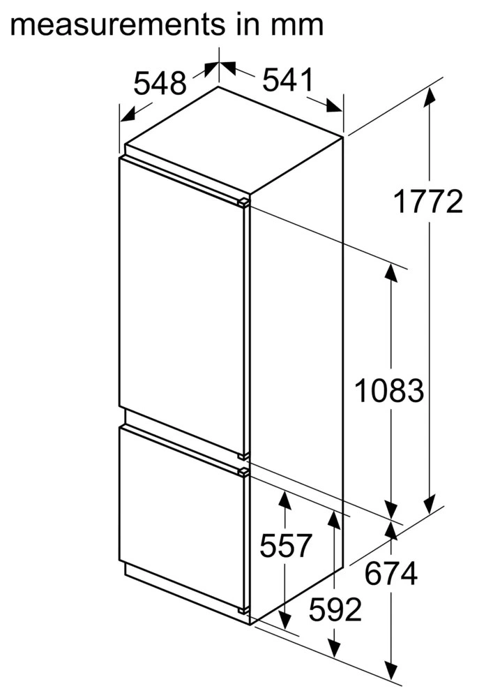 Встраиваемый холодильник Bosch KIV87NS306 original8 Встраиваемый холодильник Bosch KIV87NS306 original8