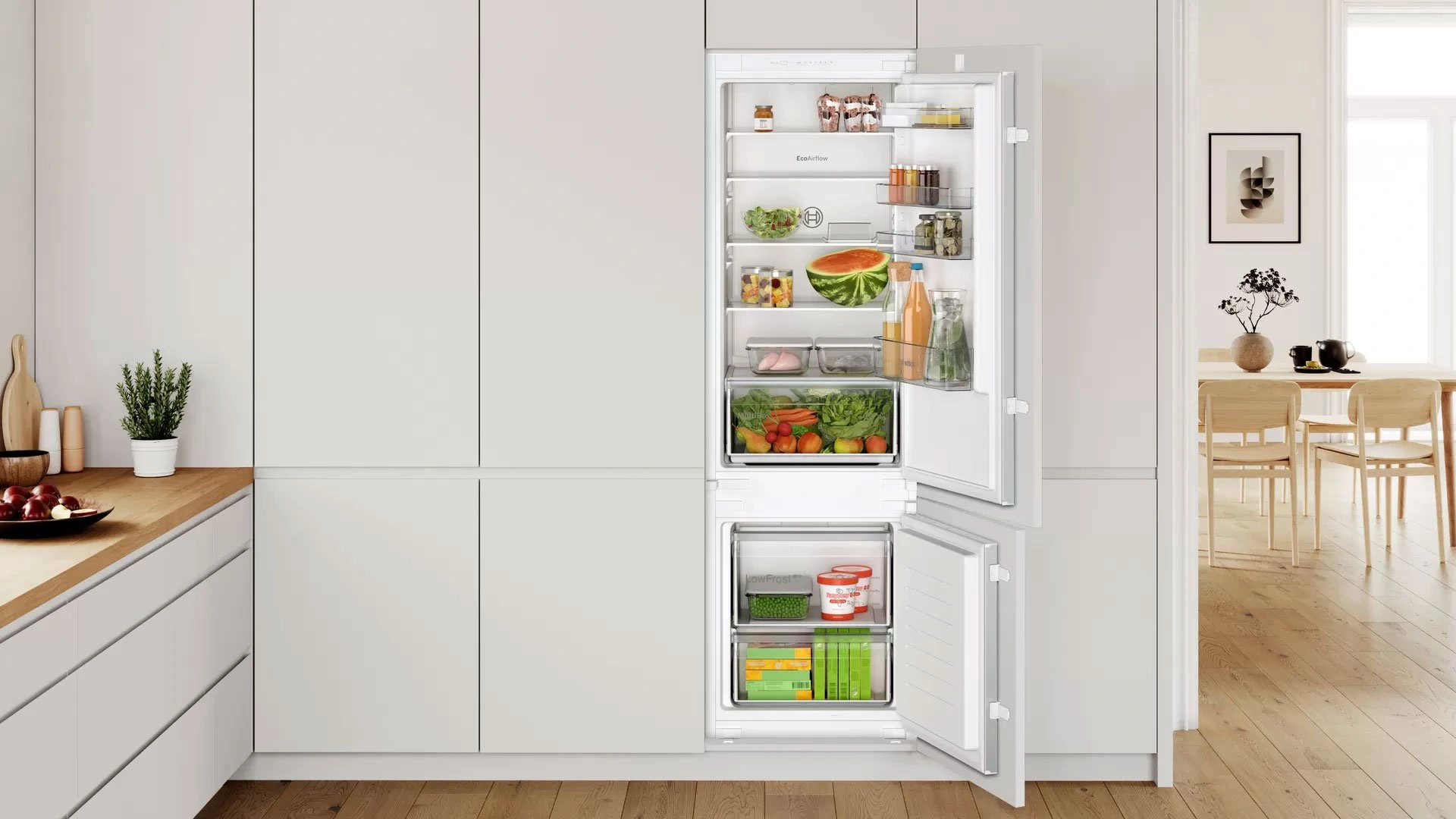 Встраиваемый холодильник Bosch KIV87NS306 original9 Встраиваемый холодильник Bosch KIV87NS306 original9