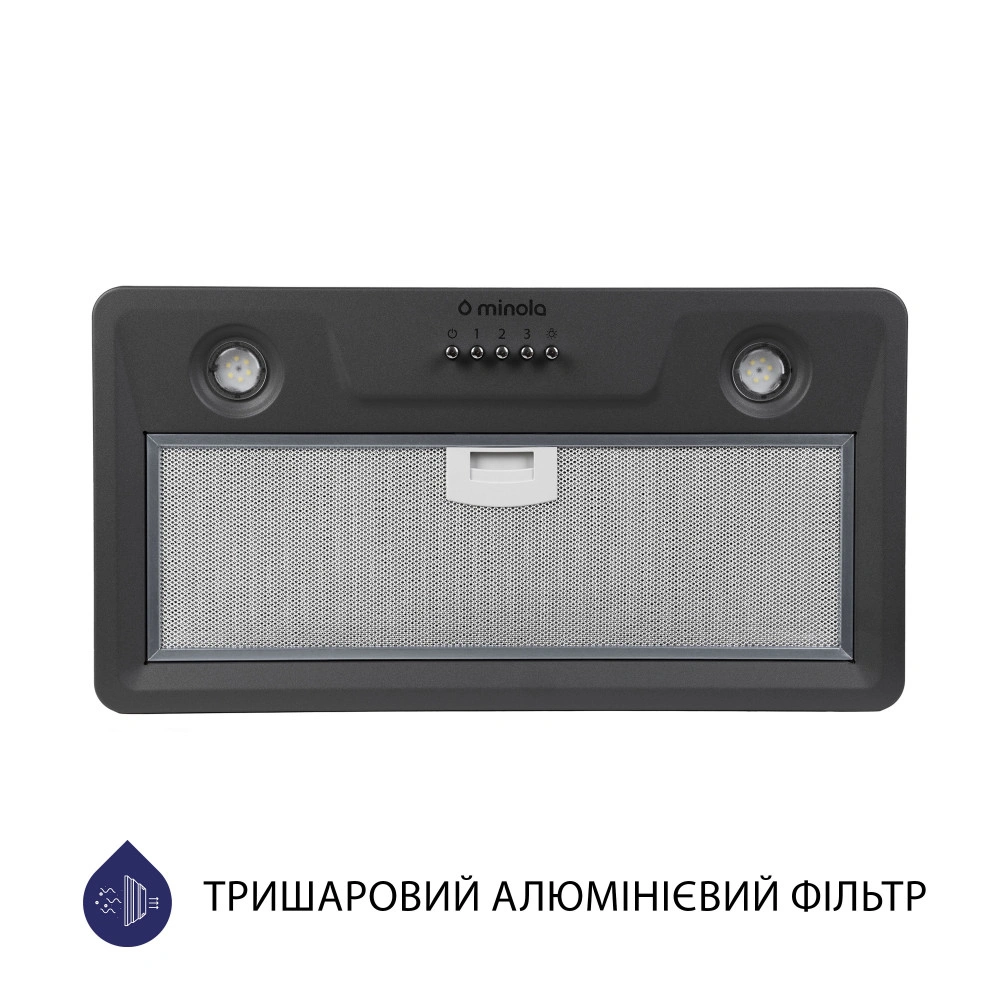Вытяжка полновстраиваемая Minola HBI 5202 GR 700 LED original1 Вытяжка полновстраиваемая Minola HBI 5202 GR 700 LED original1