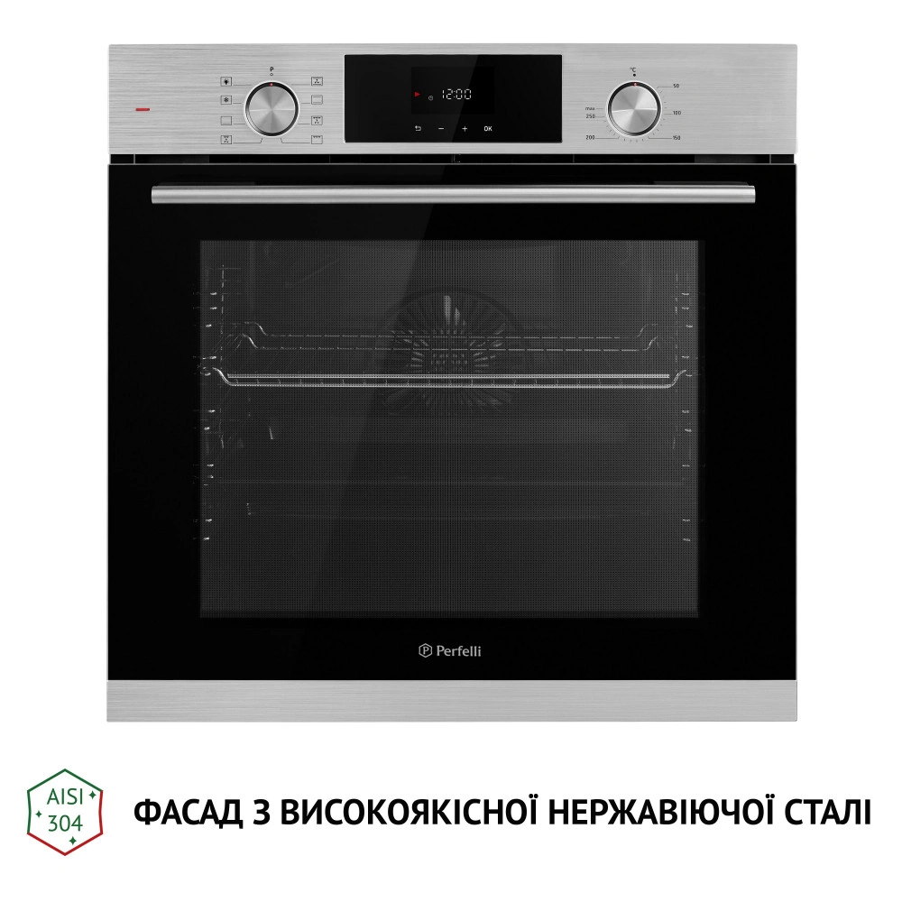 Духовой шкаф электрический Perfelli DIAMOND 6D8L INOX original3 Духовой шкаф электрический Perfelli DIAMOND 6D8L INOX original3