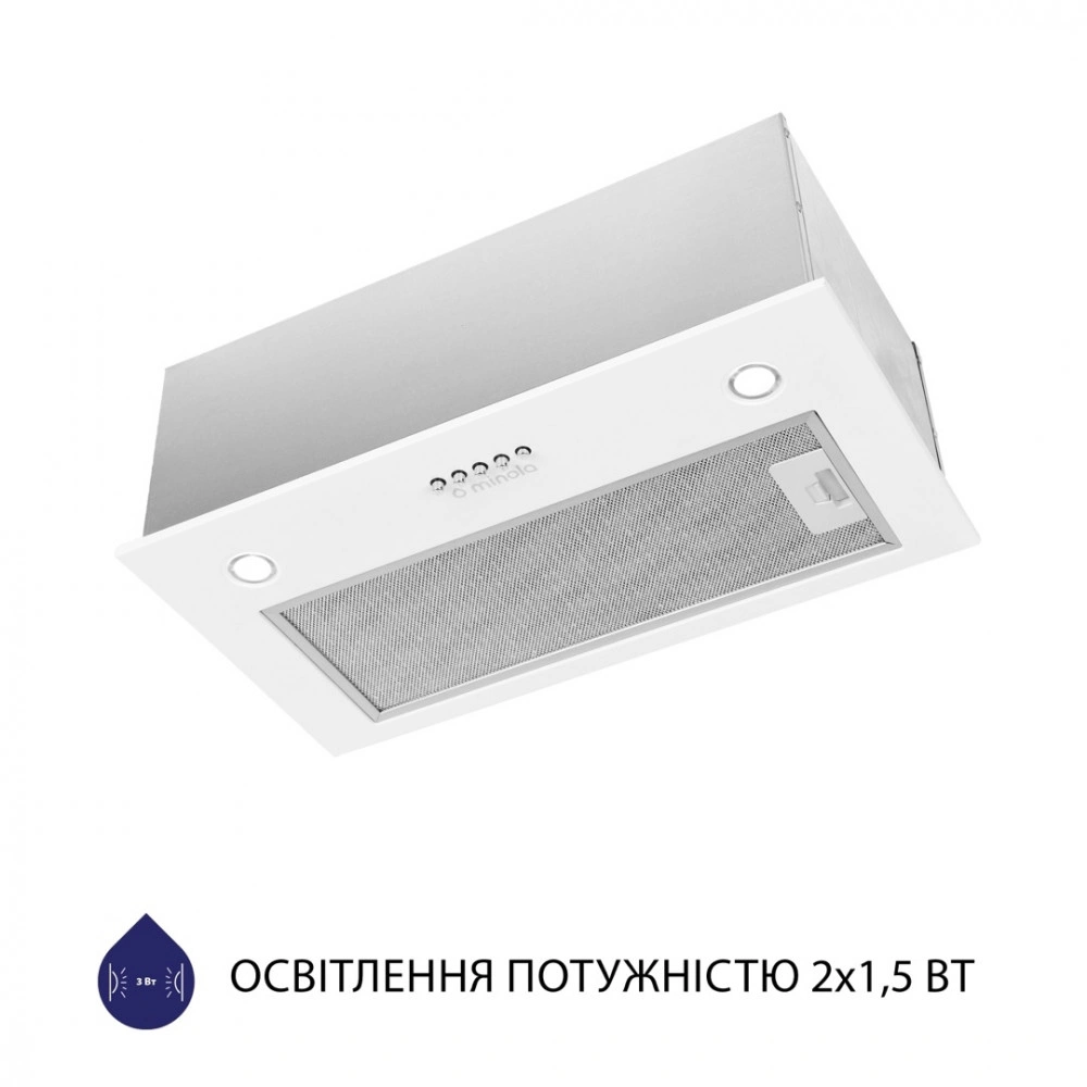 Вытяжка полновстраиваемая Minola HBI 5327 WH 800 LED original4 Вытяжка полновстраиваемая Minola HBI 5327 WH 800 LED original4