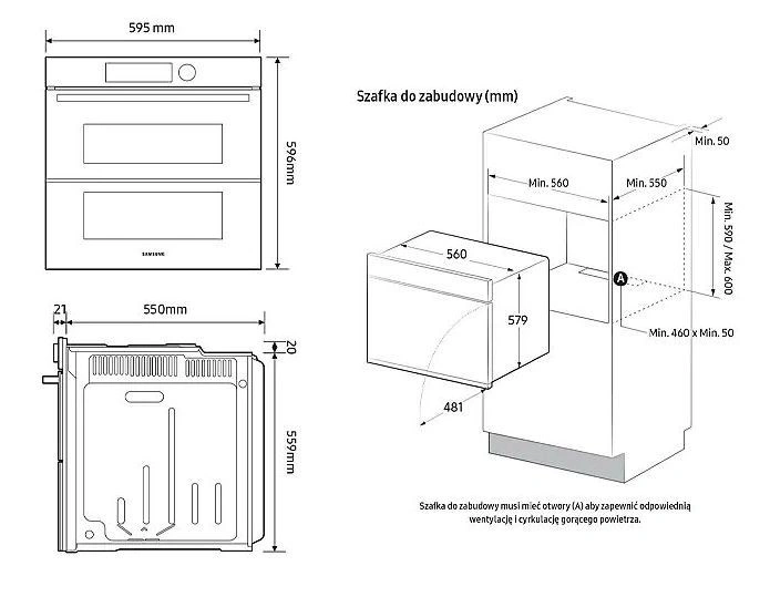 Духовой шкаф Samsung NV7B6685BAK original7 Духовой шкаф Samsung NV7B6685BAK original7