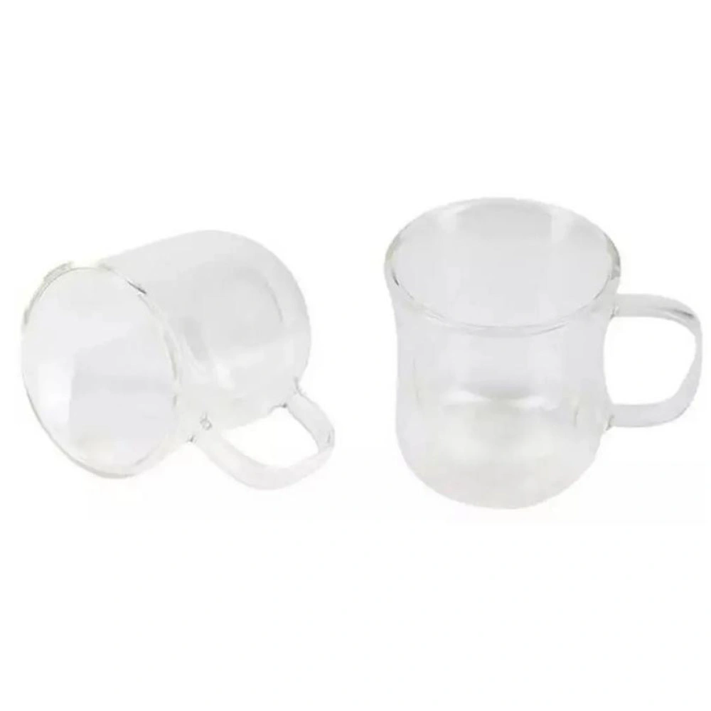 Набор стеклянных чашек Bergner Coffee & tea lovers, 230 мл, 2 шт (BG-20115-MM) original1 Набор стеклянных чашек Bergner Coffee & tea lovers, 230 мл, 2 шт (BG-20115-MM) original1