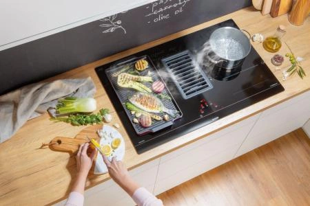 Индукционная варочная панель с вытяжкой  Gorenje HET949BSC original22 Индукционная варочная панель с вытяжкой  Gorenje HET949BSC original22