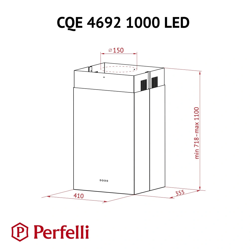 Вытяжка Perfelli CQE 4692 I 1000 LED original9 Вытяжка Perfelli CQE 4692 I 1000 LED original9