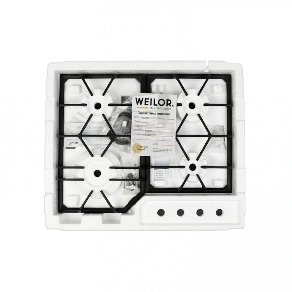 Варочная поверхность WEILOR GG 604 WH original10 Варочная поверхность WEILOR GG 604 WH original10
