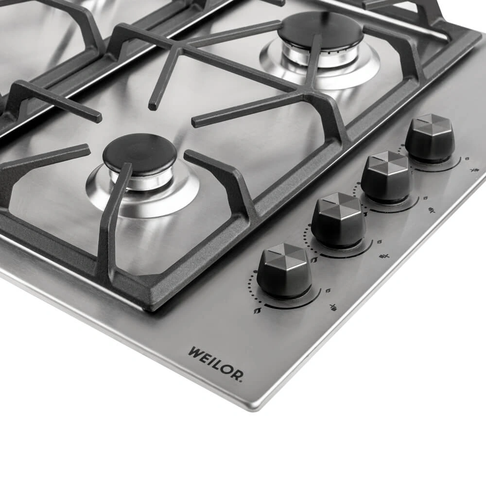 Поверхность газовая на металле WEILOR GM W 634 SS original3 Поверхность газовая на металле WEILOR GM W 634 SS original3