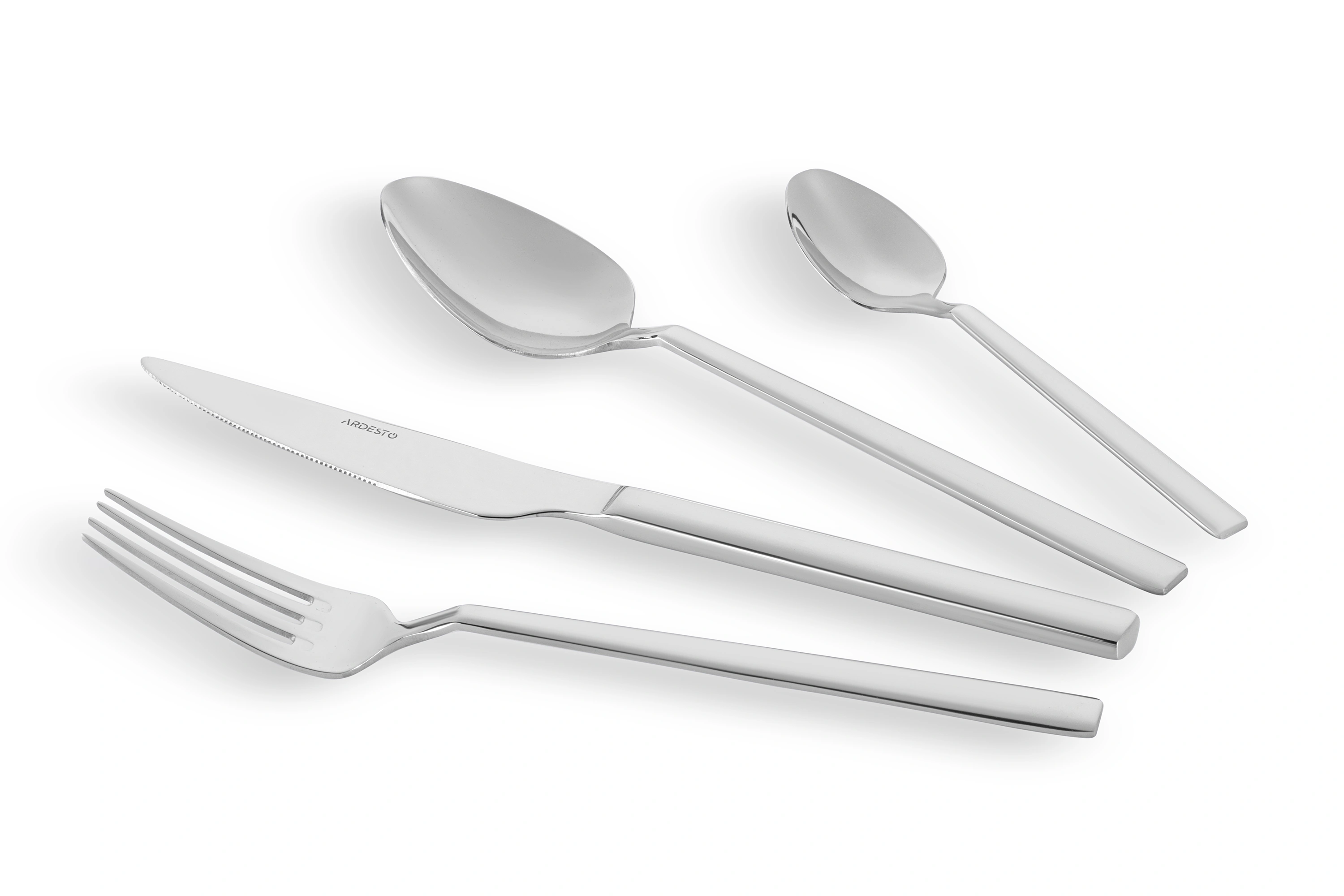 Набор столовых приборов Ardesto Black Mars Bergmann 24 пр., нержавеющая сталь (AR0724BES) Набор столовых приборов Ardesto Black Mars Bergmann 24 пр., нержавеющая сталь (AR0724BES)