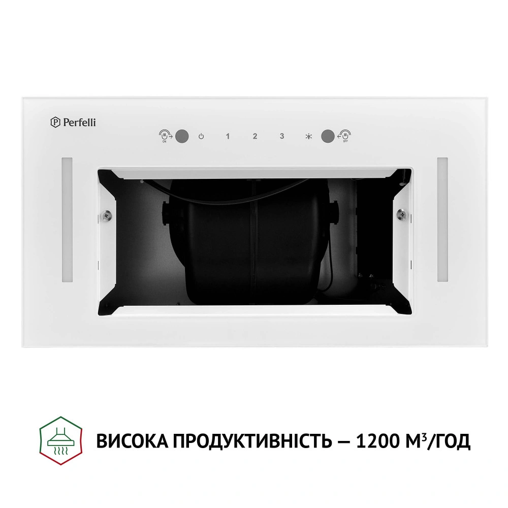 Полновстраиваемая вытяжка Perfelli BIS 58844 WH 1200 LED original5 Полновстраиваемая вытяжка Perfelli BIS 58844 WH 1200 LED original5