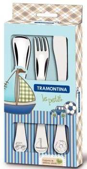 Столовые приборы TRAMONTINA BABY Le Petit blue синій / X3 пр. Стол.пріборов (66973/000) Столовые приборы TRAMONTINA BABY Le Petit blue синій / X3 пр. Стол.пріборов (66973/000)